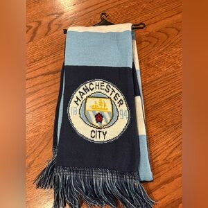 Manchester City Reversible Scarf Official Soccer Merchandise new No Tag